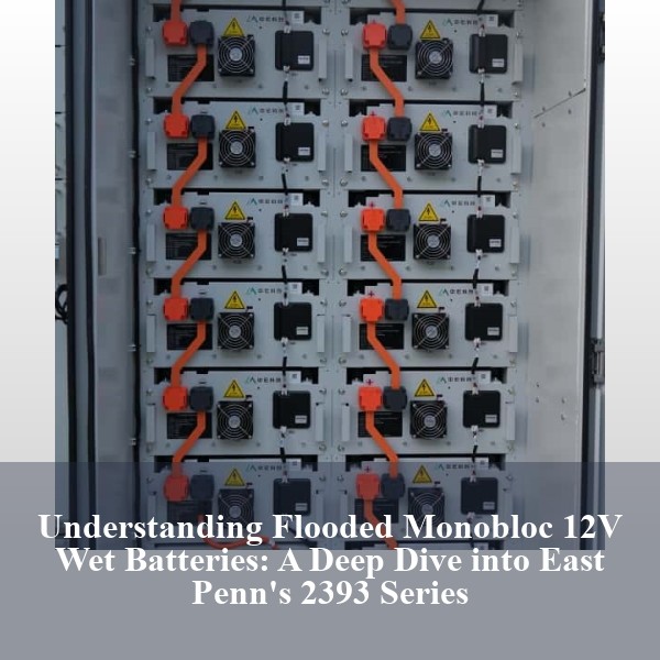 Understanding Flooded Monobloc 12V Wet Batteries: A Deep Dive into East Penn's 2393 Series